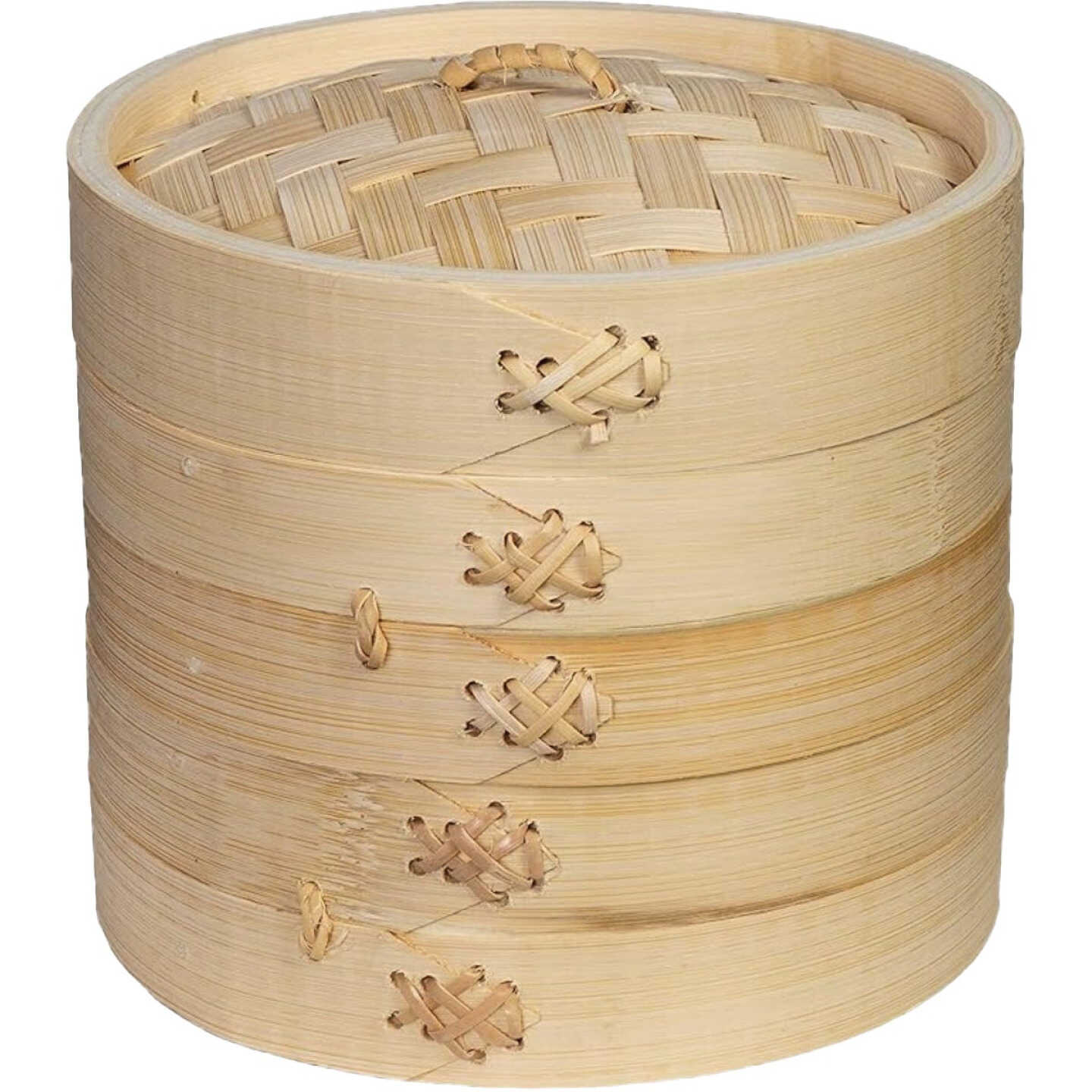 Joyce Chen 2-Tier 6 In. Bamboo Steamer Baskets Image 1