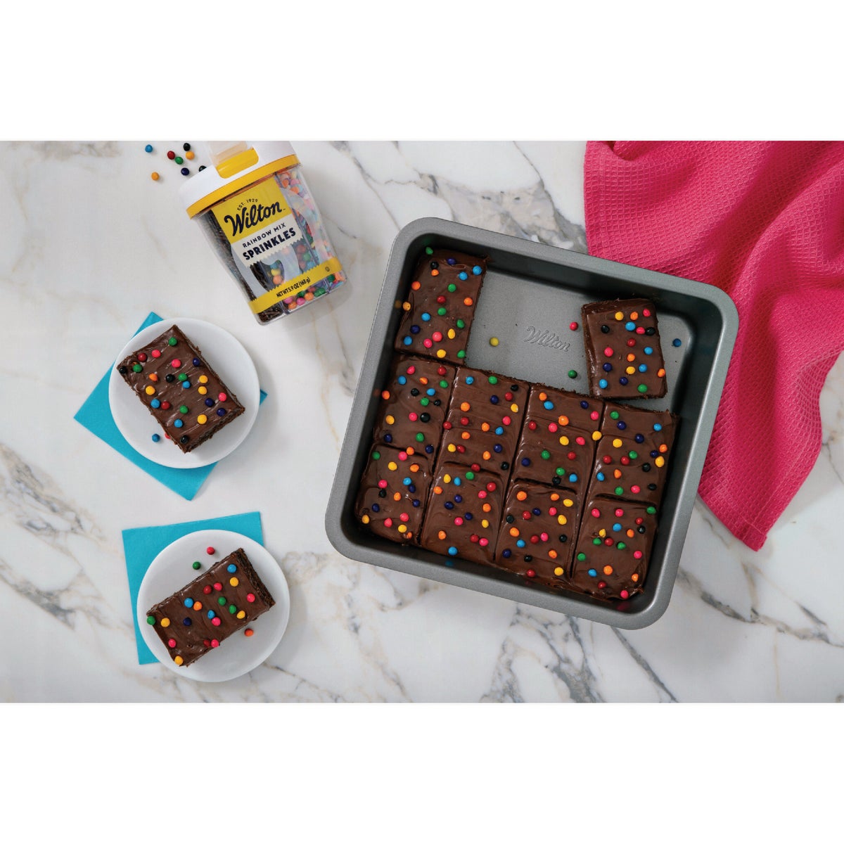 Wilton 8 In. x 8 In. Non-Stick Square Cake Pan