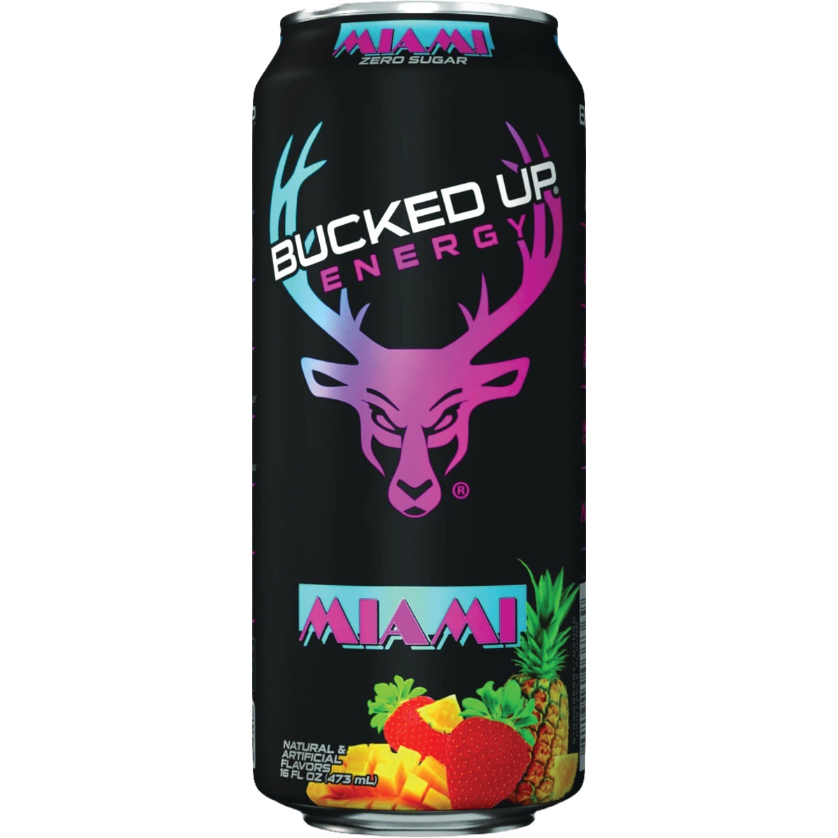 Bucked Up 16 Oz. Miami Energy Drink