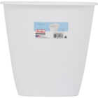 Sterilite 1.5 Gal. White Oval Vanity Wastebasket Image 2