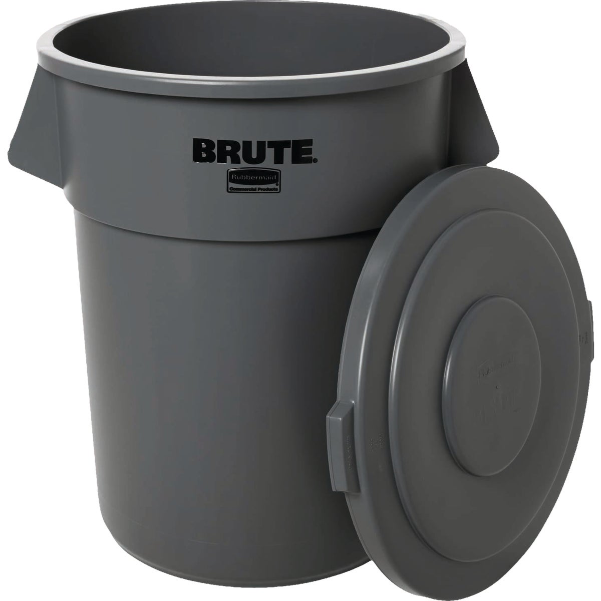 Rubbermaid Commercial 55 Gal. Gray Brute Trash Can Lid Image 3