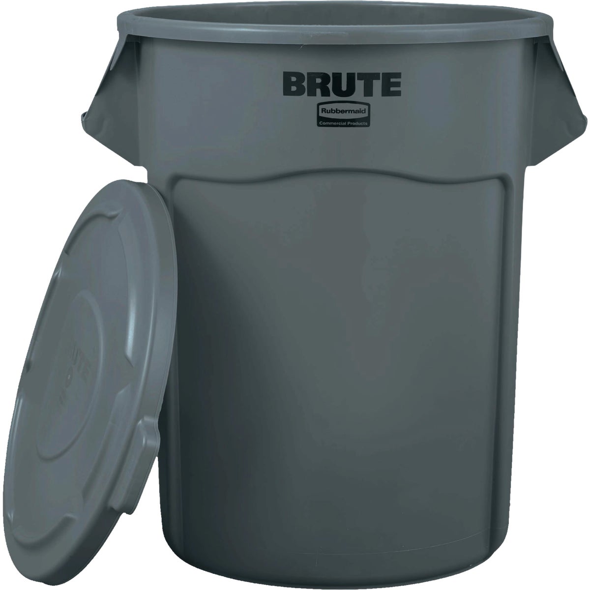 Rubbermaid Commercial 55 Gal. Gray Brute Trash Can Lid Image 2
