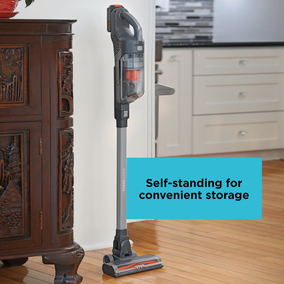 Black & Decker PowerSeries+ 20V MAX Cordless Stick Vacuum Kit Image 3