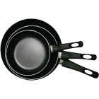 Epoca Elements 3-Piece Gray Non-Stick Coated Aluminum Fry Pan Set Image 1