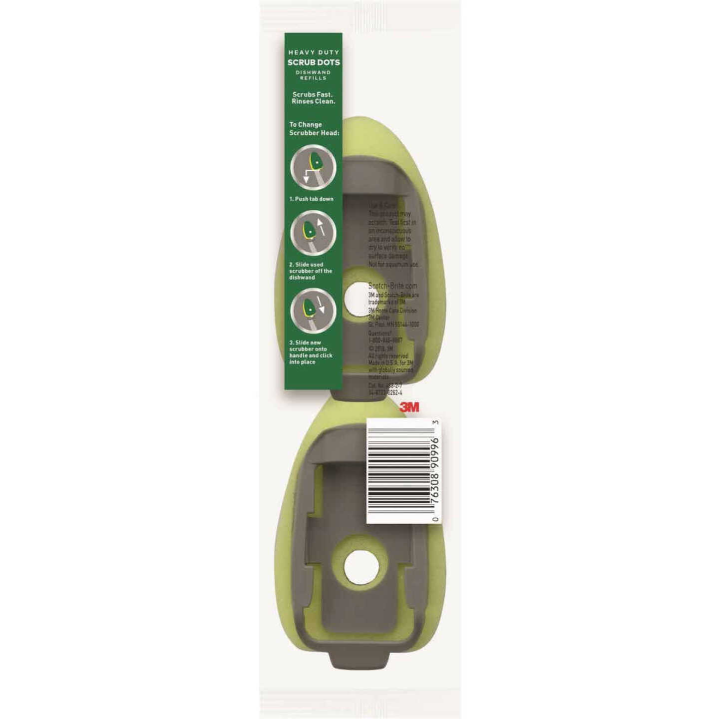Scotch-Brite Scrub Dots Heavy Duty Dishwand Refills Image 2