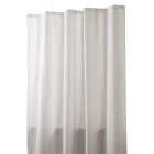 Moda At Home 70 In. x 72 In. White Crown Eva Shower Curtain Liner Image 1