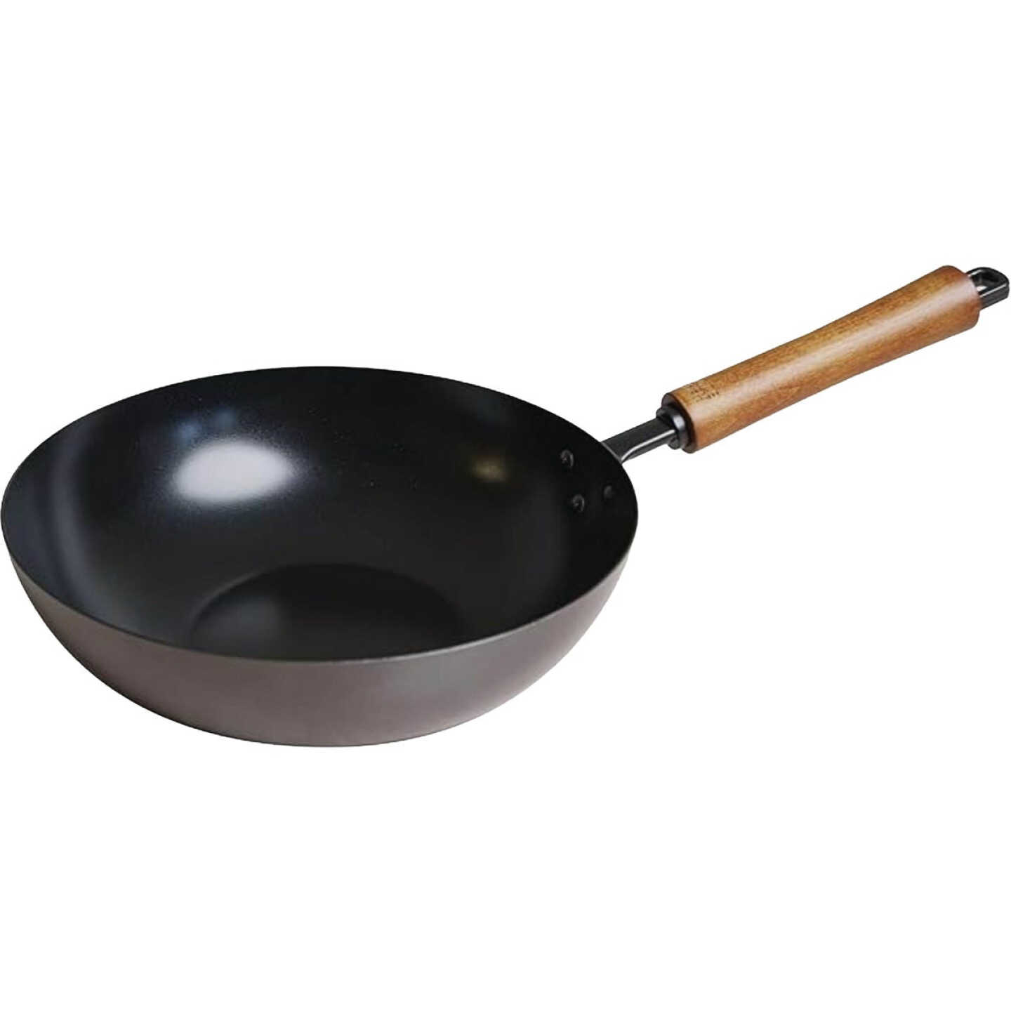 Joyce Chen Classic Series 9-1/2 In. Carbon Steel Ceramic Coated Nonstick Stir Fry Pan Image 1