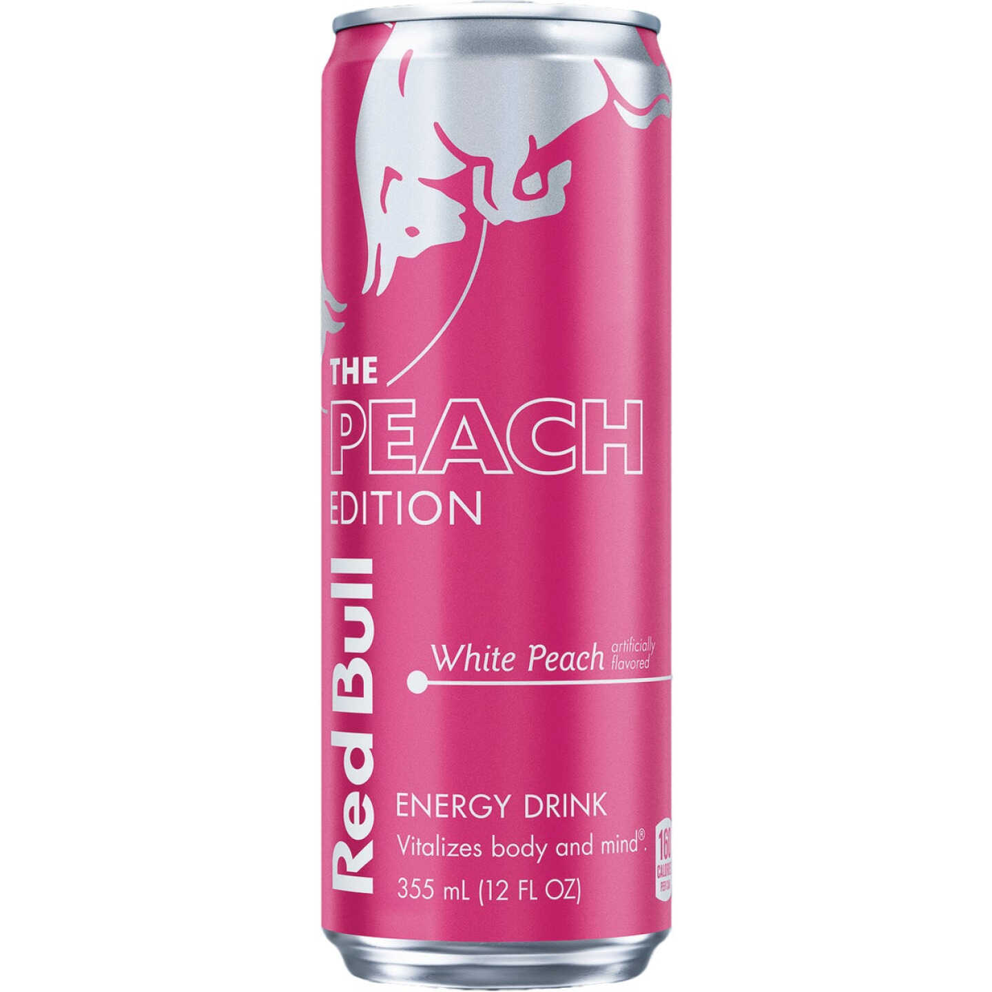 Red Bull 12 Oz. White Peach Energy Drink Image 1