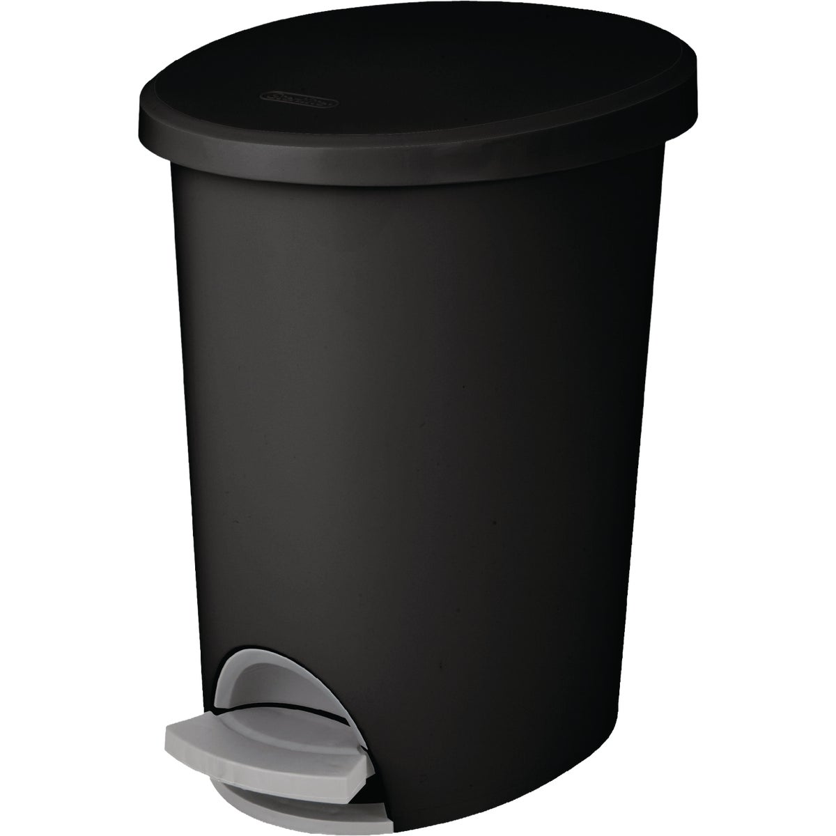 Sterilite 2.6 Gal. Black Ultra Step-On Wastebasket