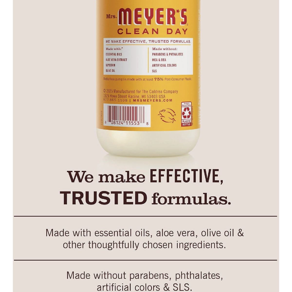 Mrs. Meyer's 12.5 Oz. Clementine Liquid Hand Soap Image 4