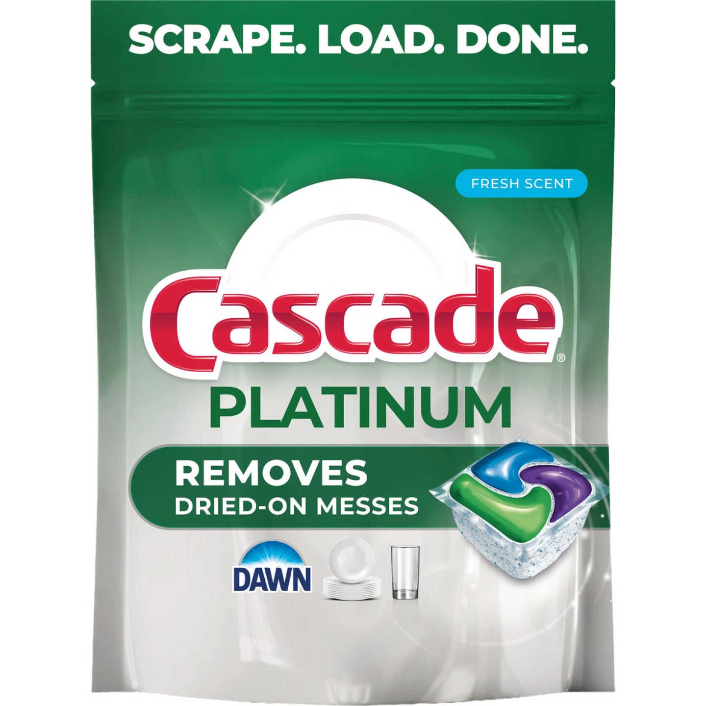 Cascade Platinum Action Pacs Fresh Dishwasher Detergent Tabs (26-Count) Image 1