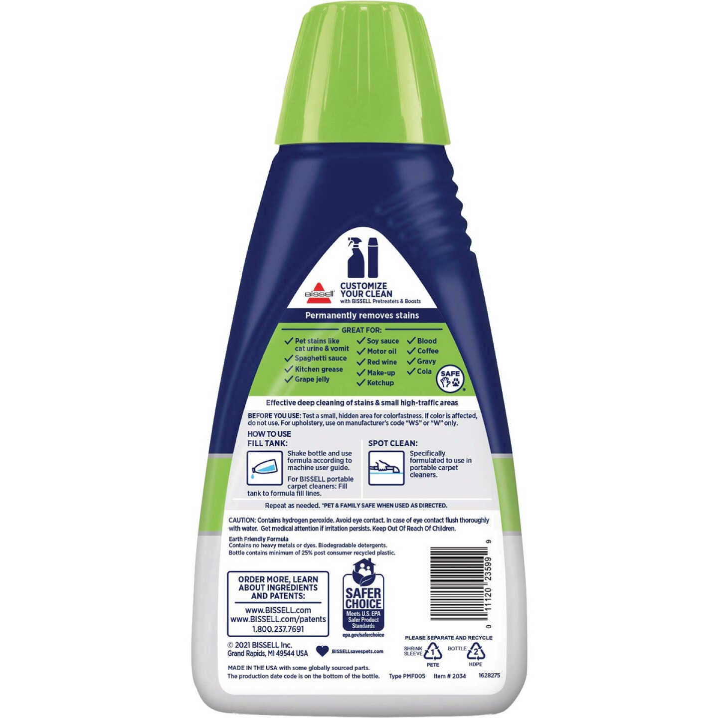 Bissell 32 Oz. PET PRO OXY Urine Eliminator Carpet Cleaner with StainProtectTechnology Image 2