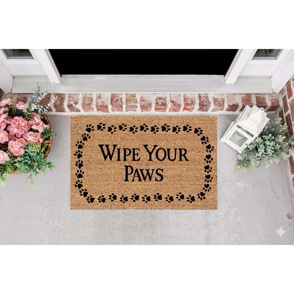 FanMats 18 In. x 30 In. Wipe Your Paws Coir Mat Image 2