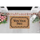 FanMats 18 In. x 30 In. Wipe Your Paws Coir Mat Image 2