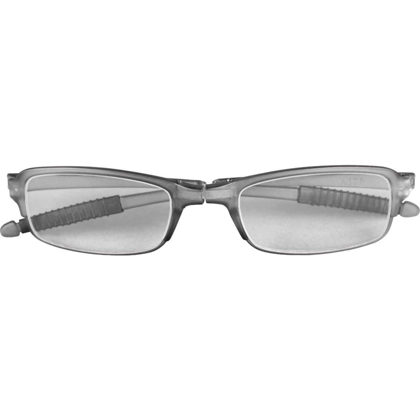Kikkerland Folding Reading Glasses in Zip Case, Assorted Magnification Image 1