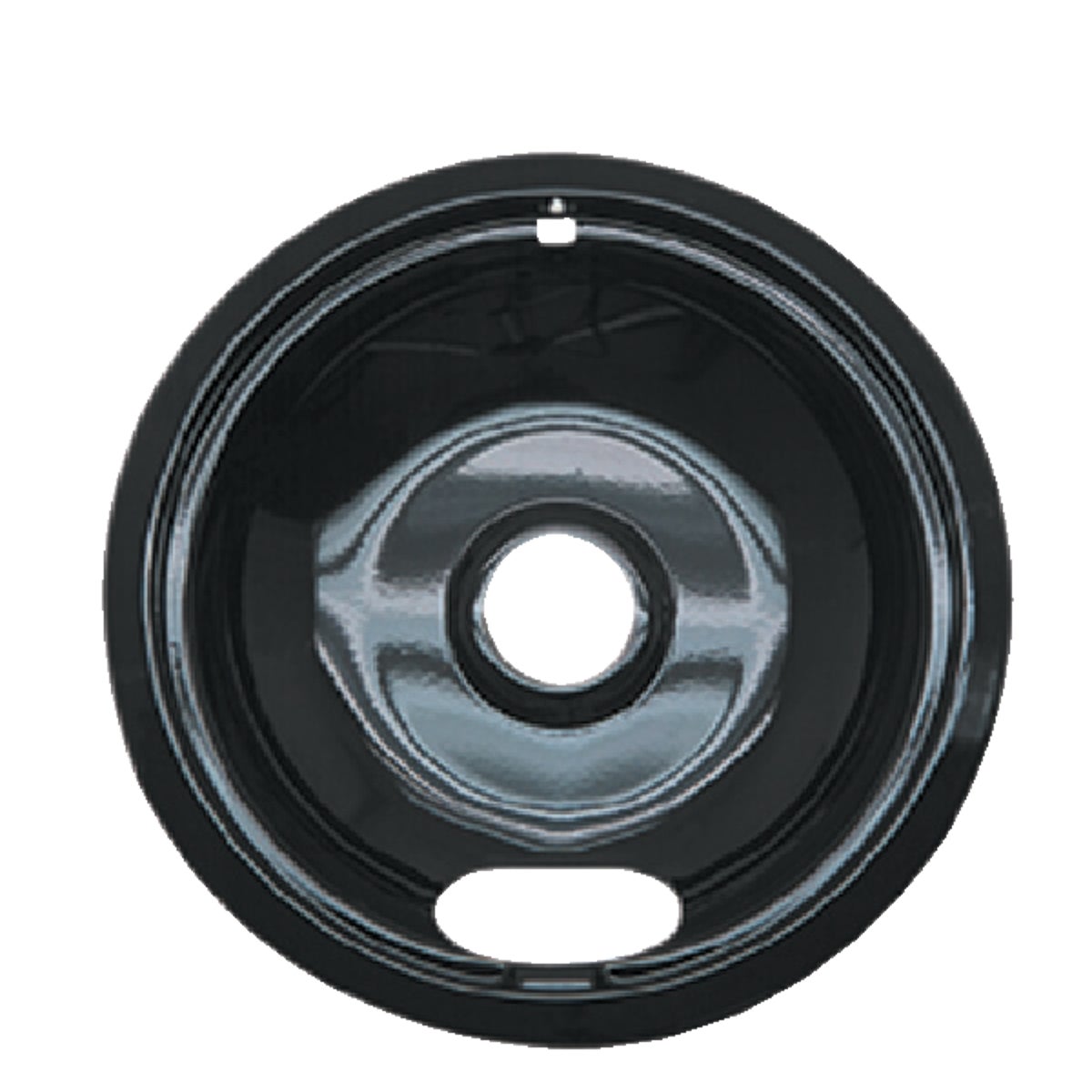Range Kleen Electric Small 6 In. Style A Round Black Drip Pan