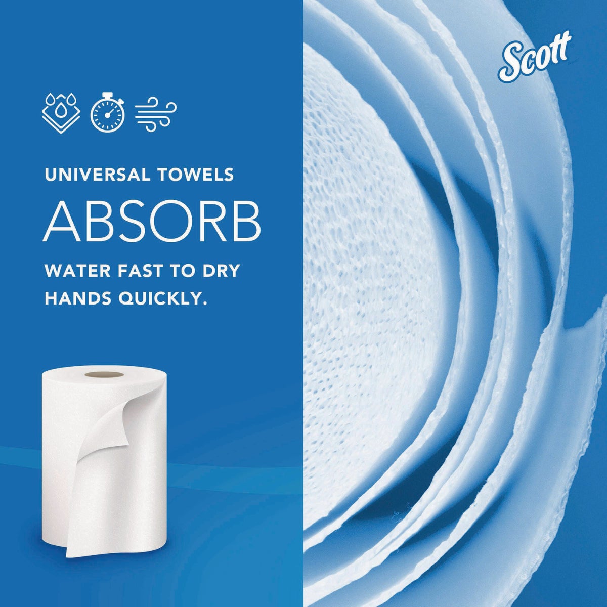 Scott 8 In. x 800 Ft. Hard Roll Paper Towel (12-Pack) Image 4
