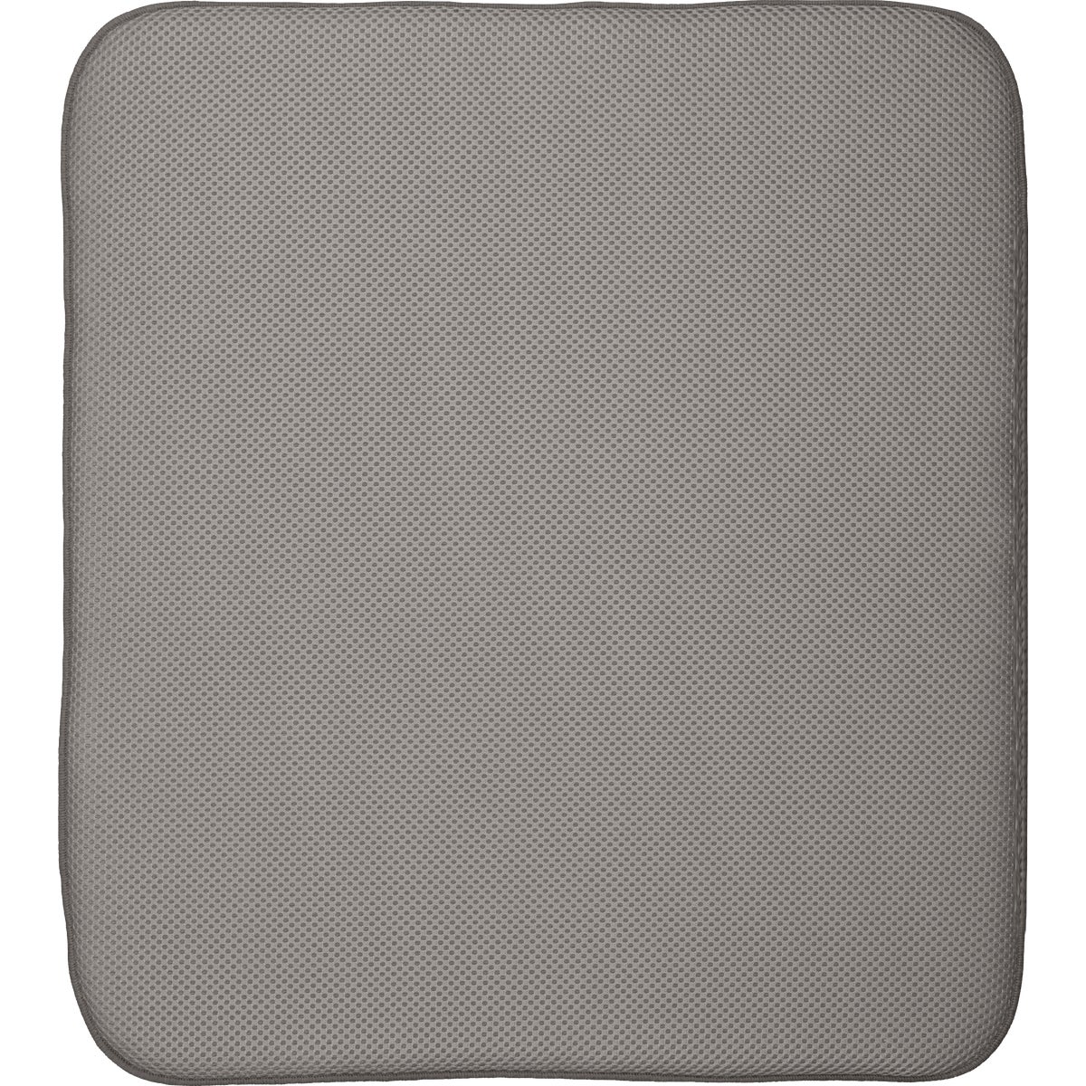iDesign iDry 18 In. x 16 In. Large Gray Polyester Drying Mat
