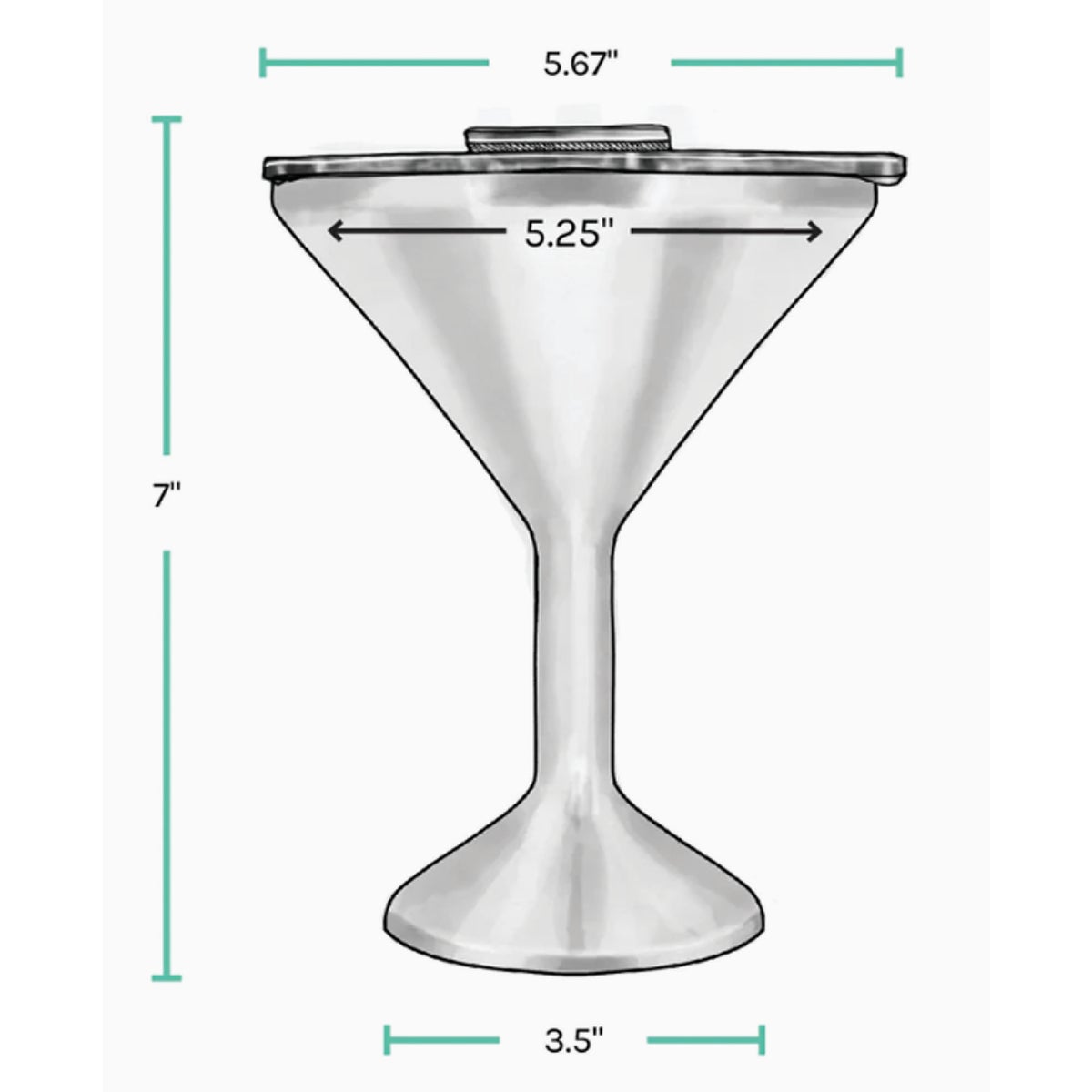 Orca 8 Oz. Stainless Steel Chasertini Insulated Mug Image 2