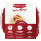 Rubbermaid TakeAlongs Red Food Storage Containers, 2.1 Cup (5-Pack) Image 3