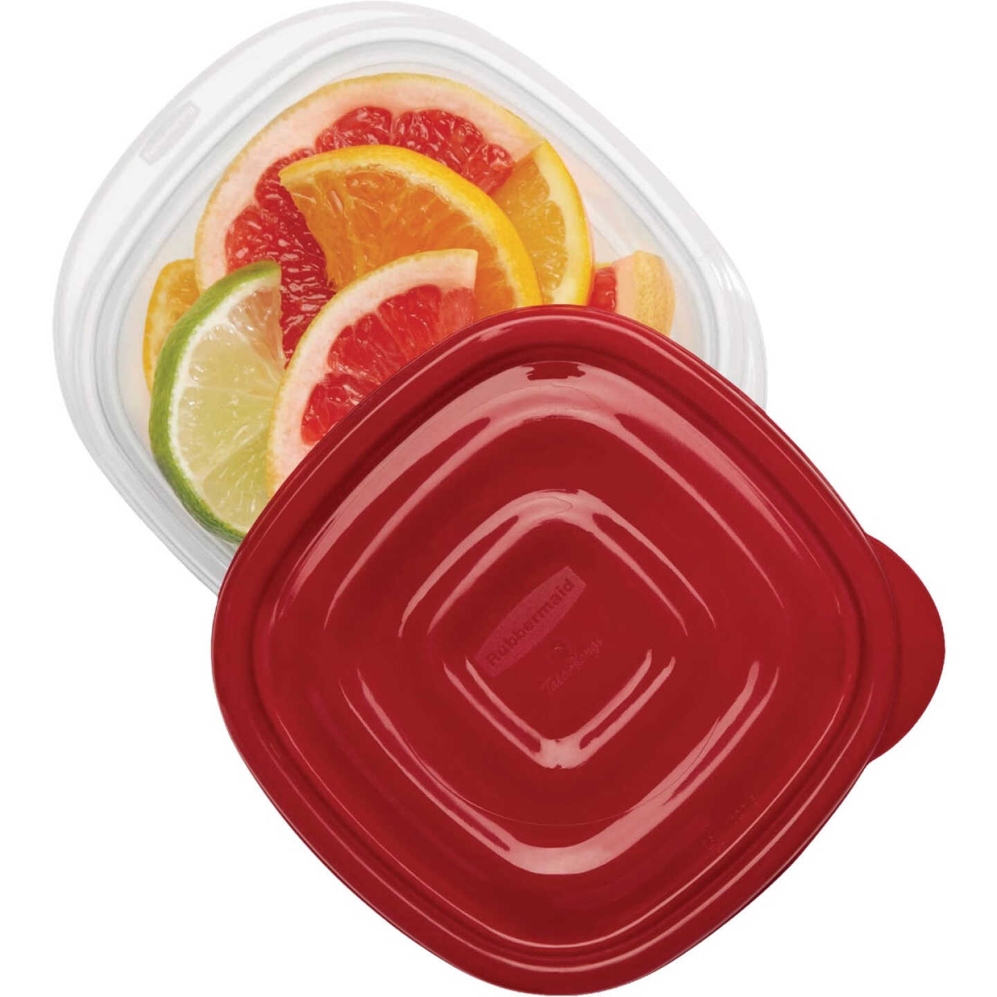 Rubbermaid TakeAlongs Red Food Storage Containers, 2.1 Cup (5-Pack) Image 5