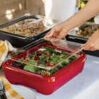 Fancy Panz Classic Red Baking Carrier with Foil Pan and Serving Spoon Image 3