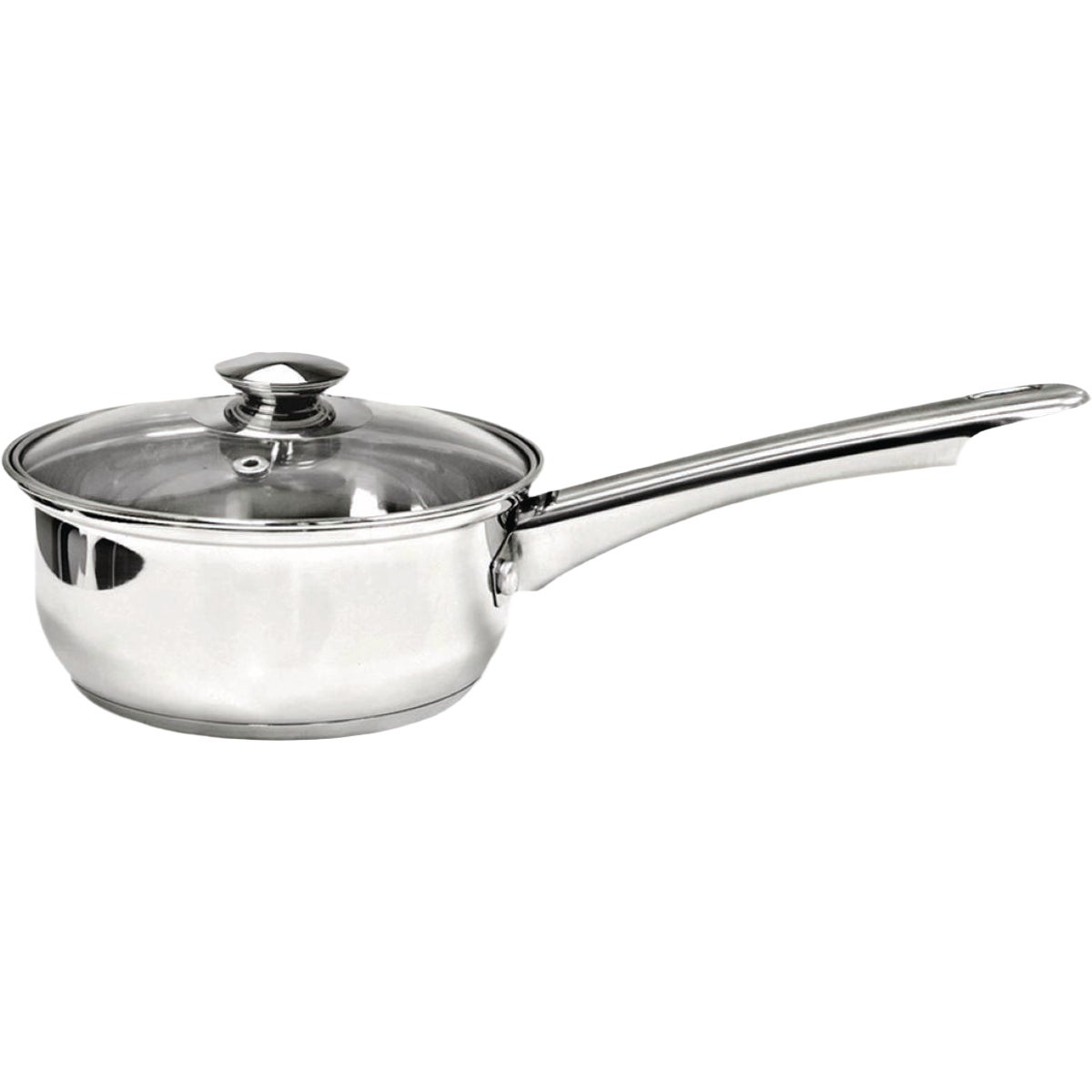 Epoca Pure Intentions 1 Qt. Stainless Steel Saucepan with Glass Lid