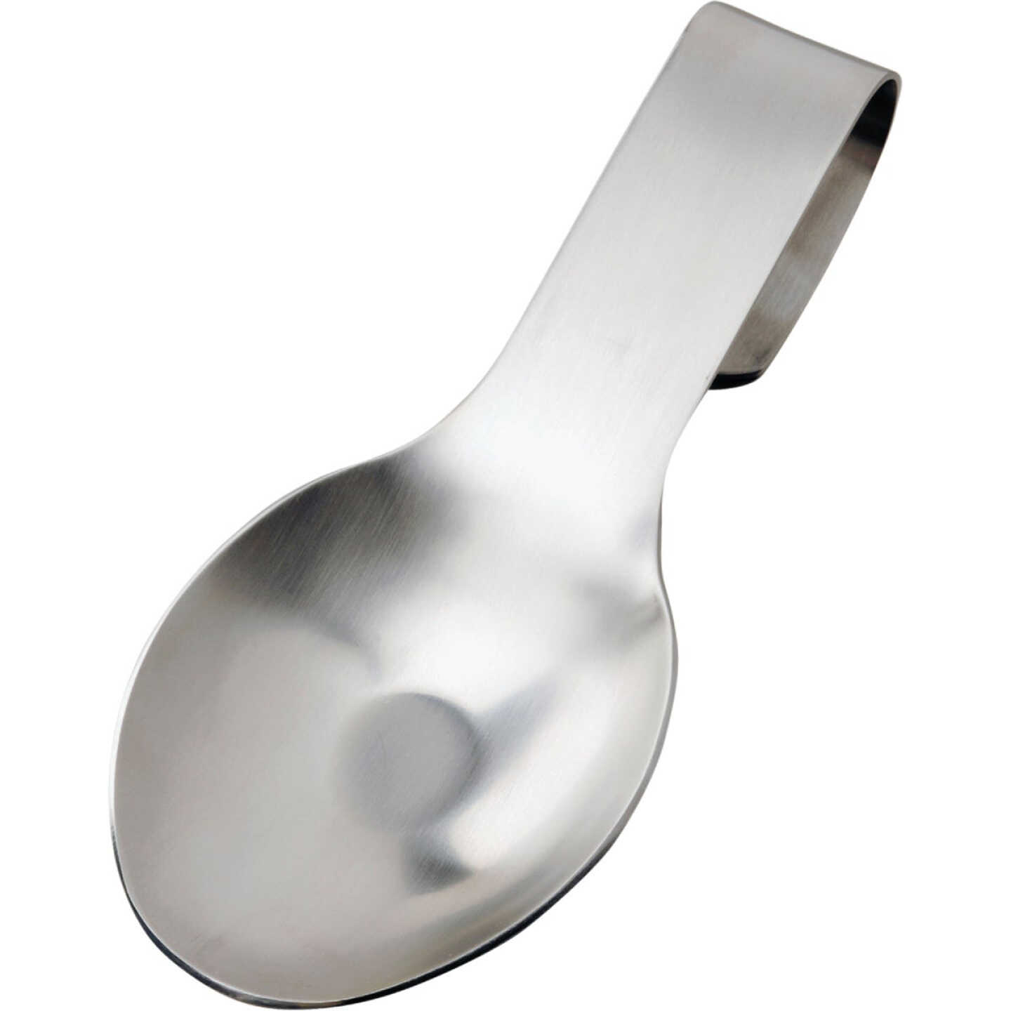 Farberware Pro Brushed Stainless Steel Spoon Rest Image 1