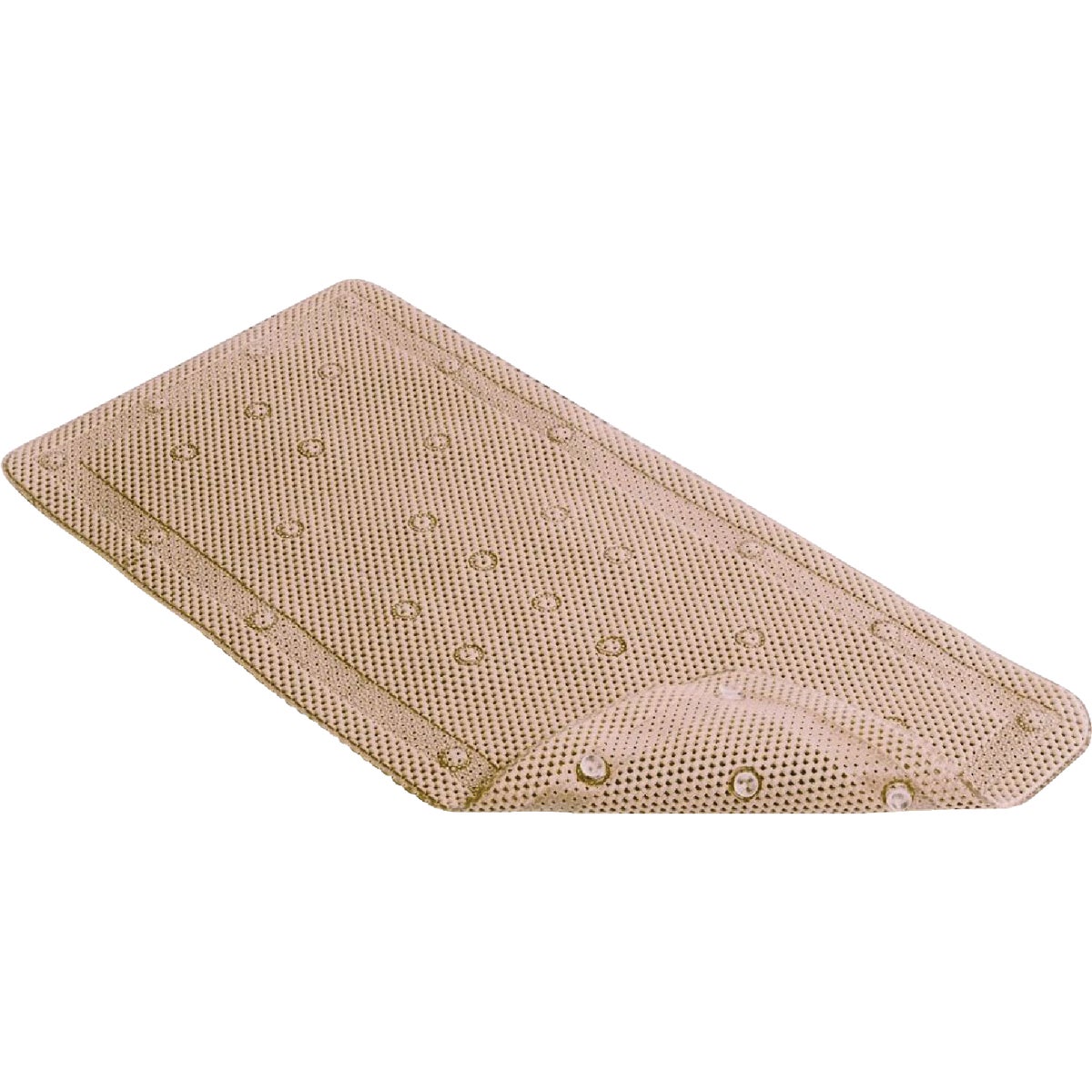 ConTact 17 In. x 36 In. Taupe Rubber Bath Mat