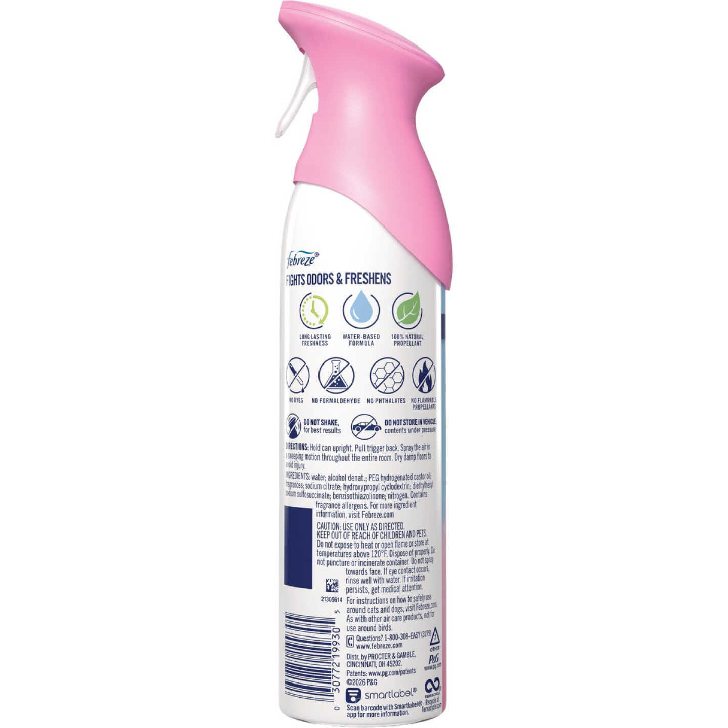 Febreze Air 8.1 Oz. Downy April Fresh Scent Aerosol Spray Air Freshener Image 6