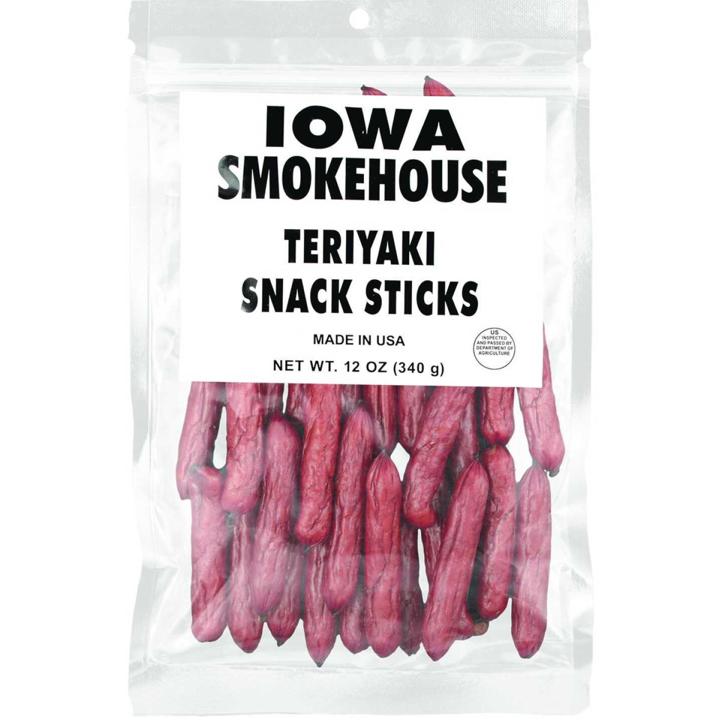 Iowa Smokehouse 12 Oz. Teriyaki Snack Sticks Image 1