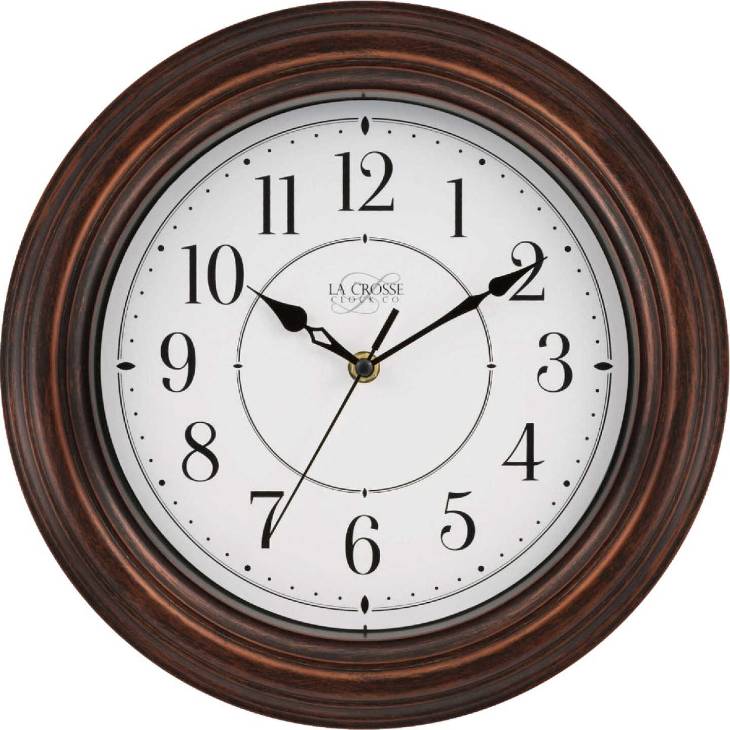 La Crosse Clock Co. 12 In. Evelyn Wall Clock Image 1