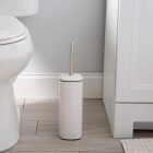 Moda At Home Stainless Handle Toilet Bowl Brush & Caddy Image 2
