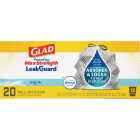 Glad 13 Gal. ForceFlex MaxStrength LeakGuard Tall Kitchen Drawstring Trash Bags, Fresh Air Scent (20-Count) Image 5