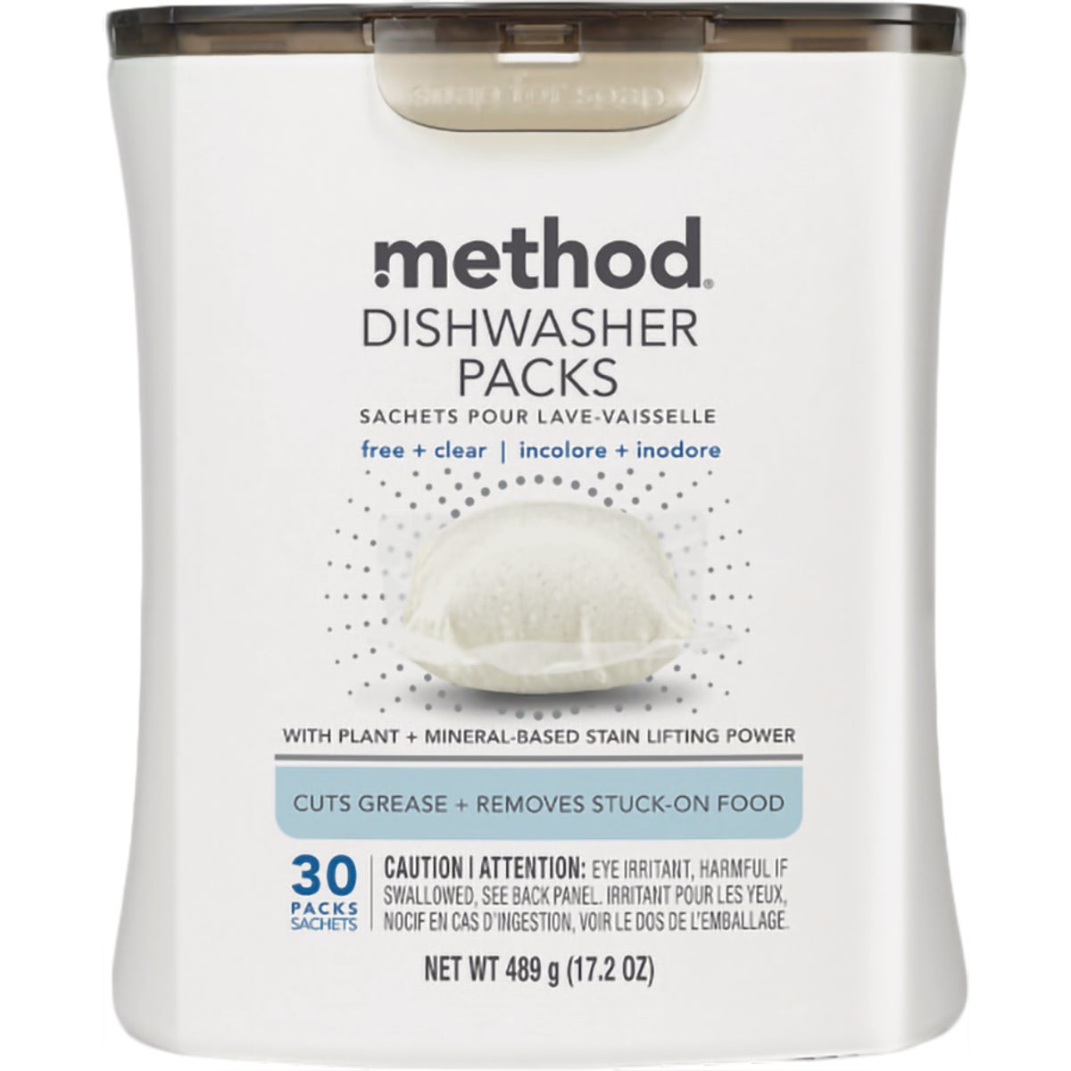 Method PowerDish Free + Clear Dishwasher Detergent (30-Count) Image 1
