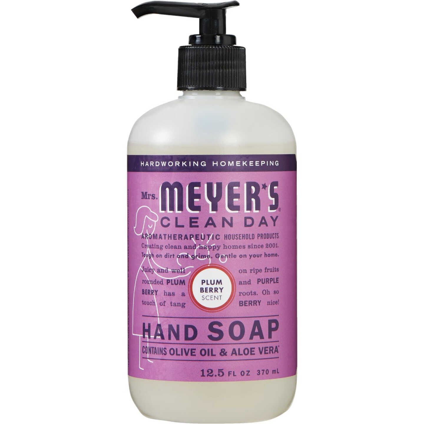 Mrs. Meyer's 12.5 Oz. Clean Day Plumberry Hand Soap Image 1