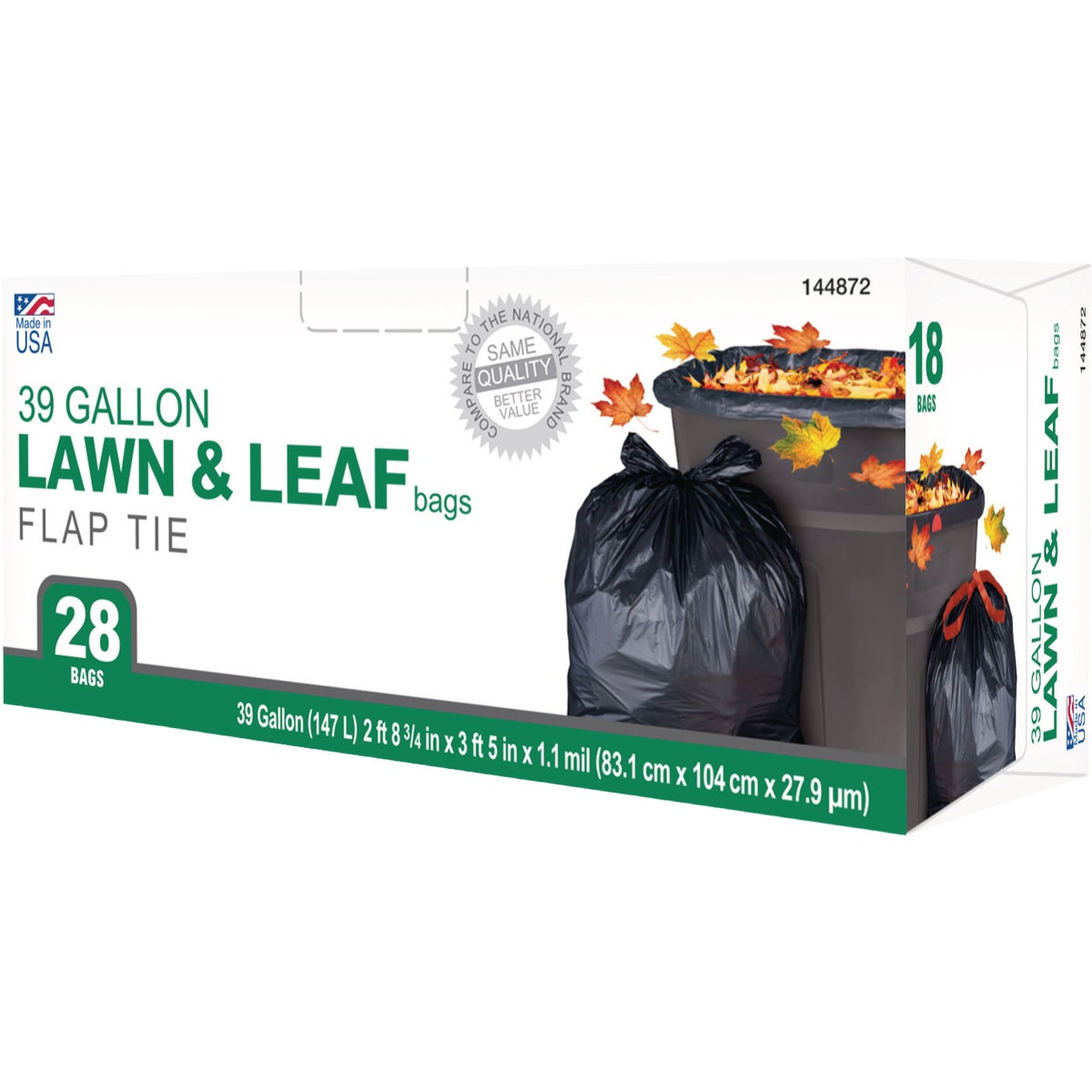 True Value 39 Gal. Lawn & Leaf Trash Bags (28-Count) Image 2
