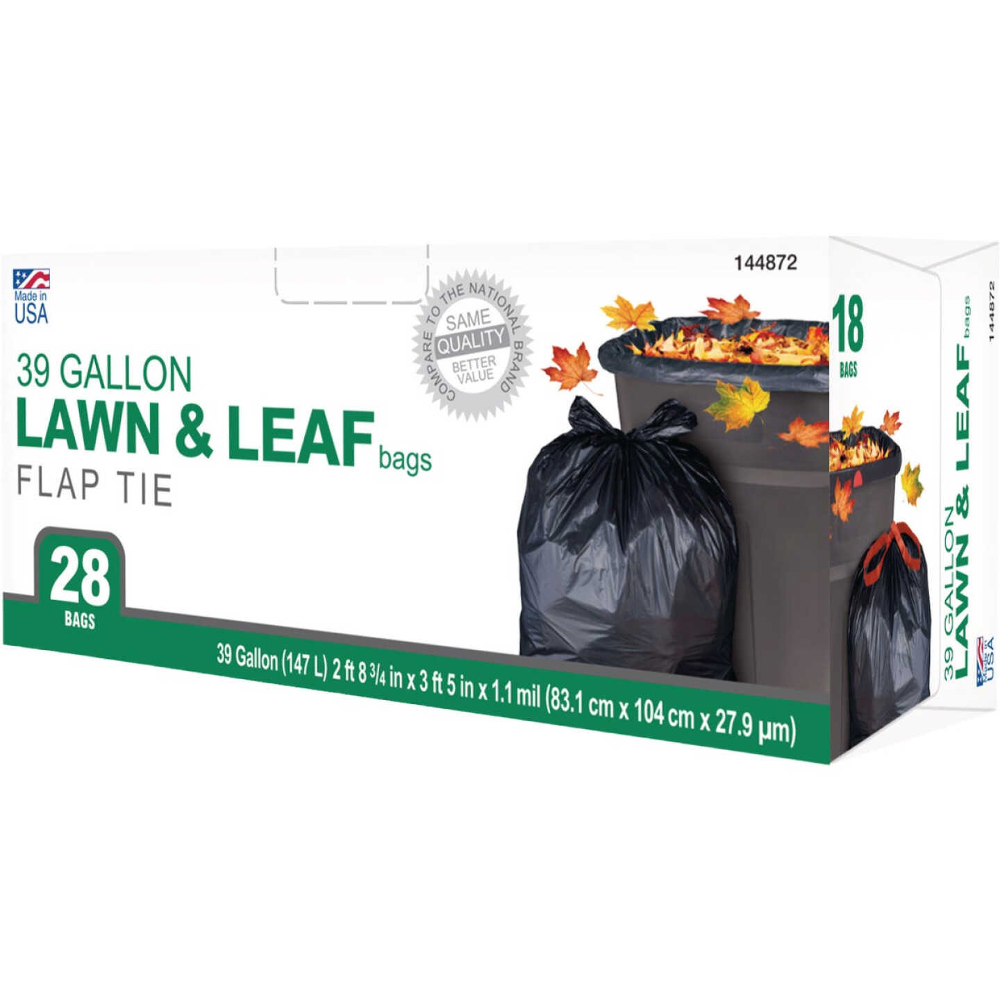 True Value 39 Gal. Lawn & Leaf Trash Bags (28-Count) Image 2