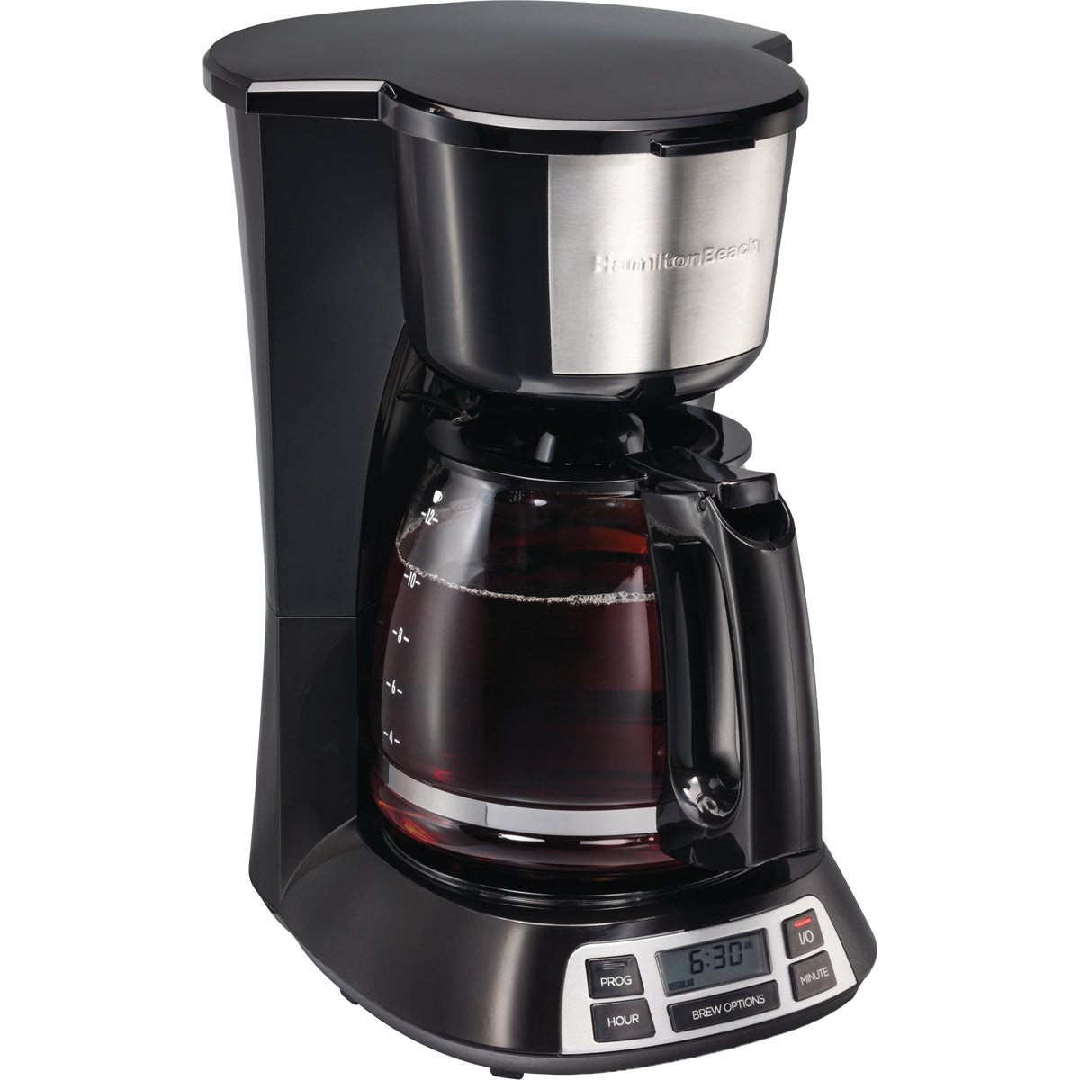 Hamilton Beach Black Programmable 12-Cup Coffee Maker