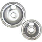 Range Kleen Electric Small 6 In. & Large 8 In. Style B Round Chrome Drip Pan Image 2