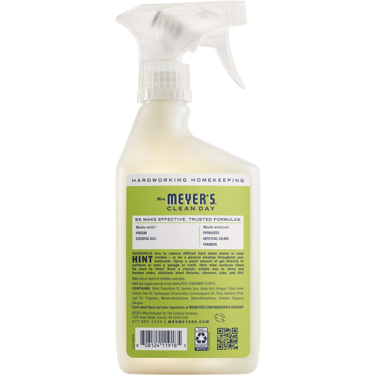 Mrs. Meyer's Clean Day Lemon Verbena Vinegar Gel Image 2