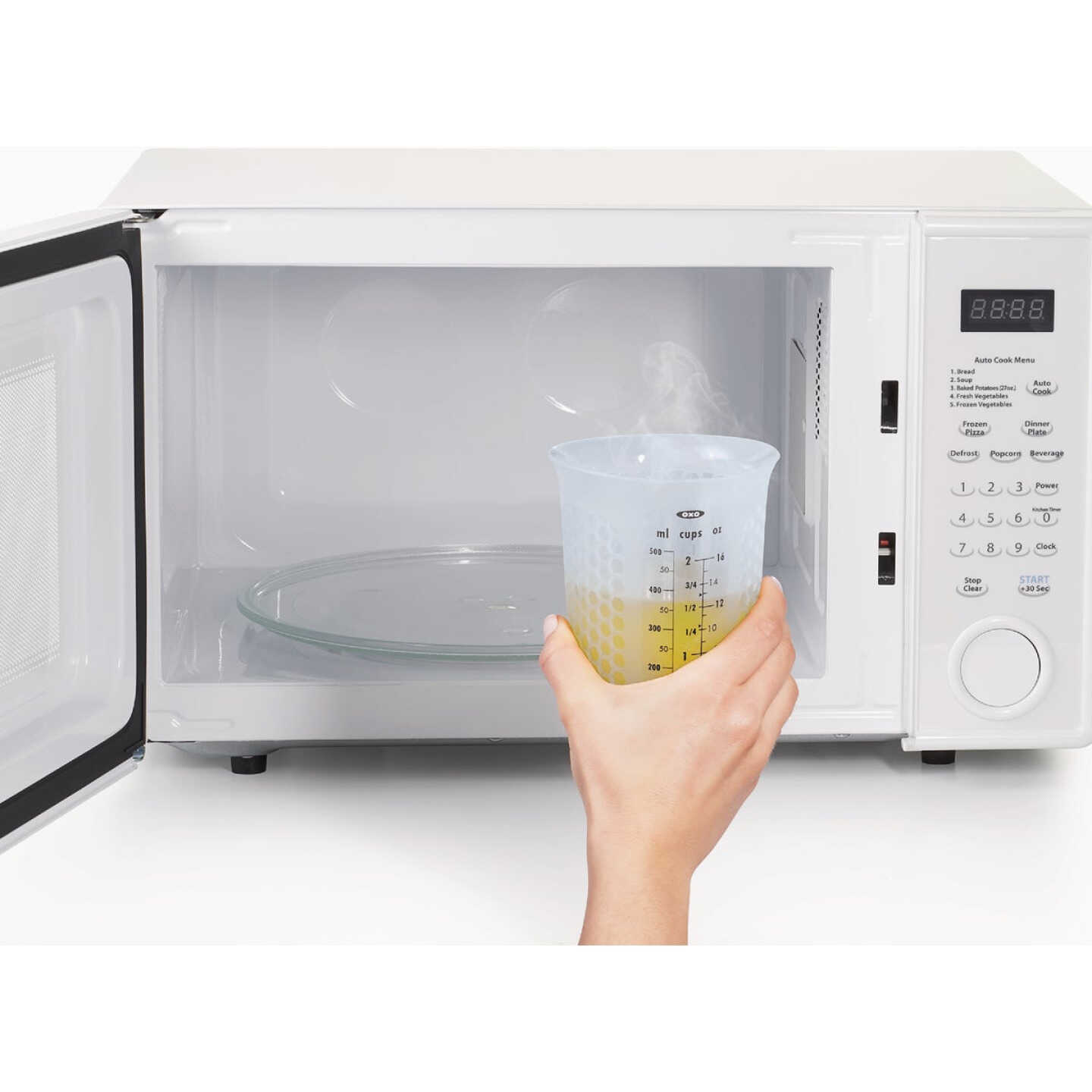OXO Good Grips 2 Cup Squeeze and Pour Silicone Measuring Cup Image 2
