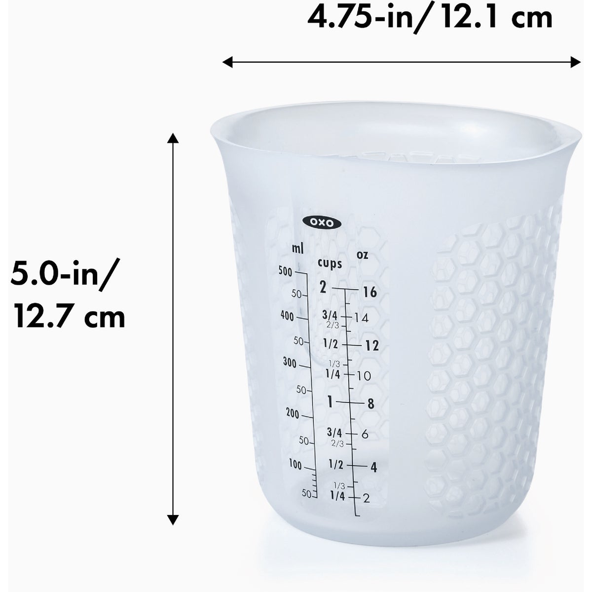 OXO Good Grips 2 Cup Squeeze and Pour Silicone Measuring Cup Image 5