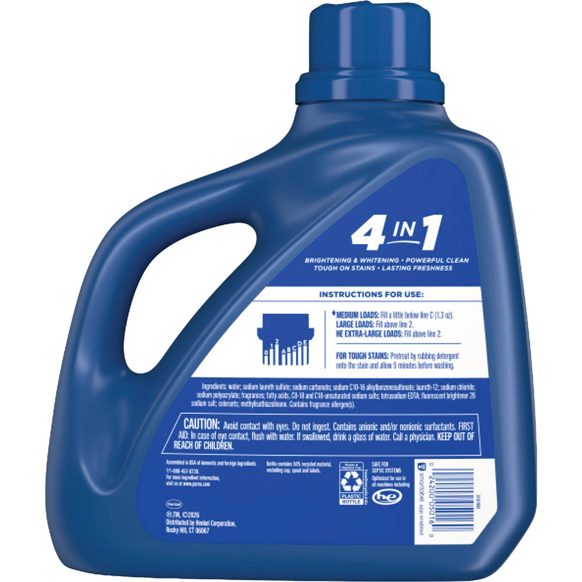 Purex 150 Fl. Oz. Fresh Mountain Breeze Liquid Laundry Detergent Image 2