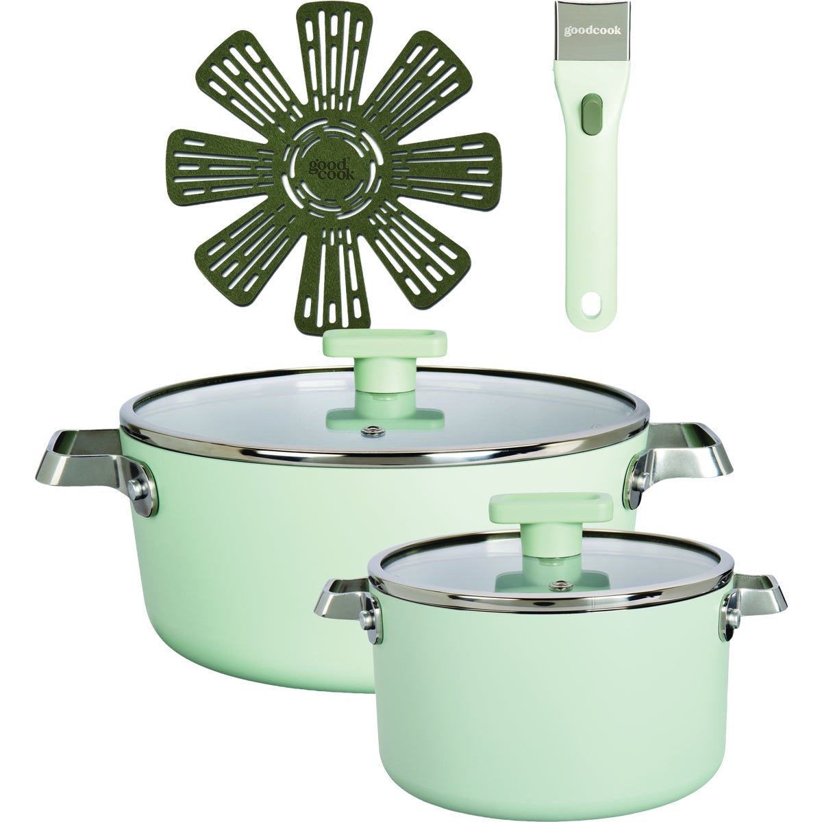 Goodcook Removable Handle Cookware Set (6-Piece)