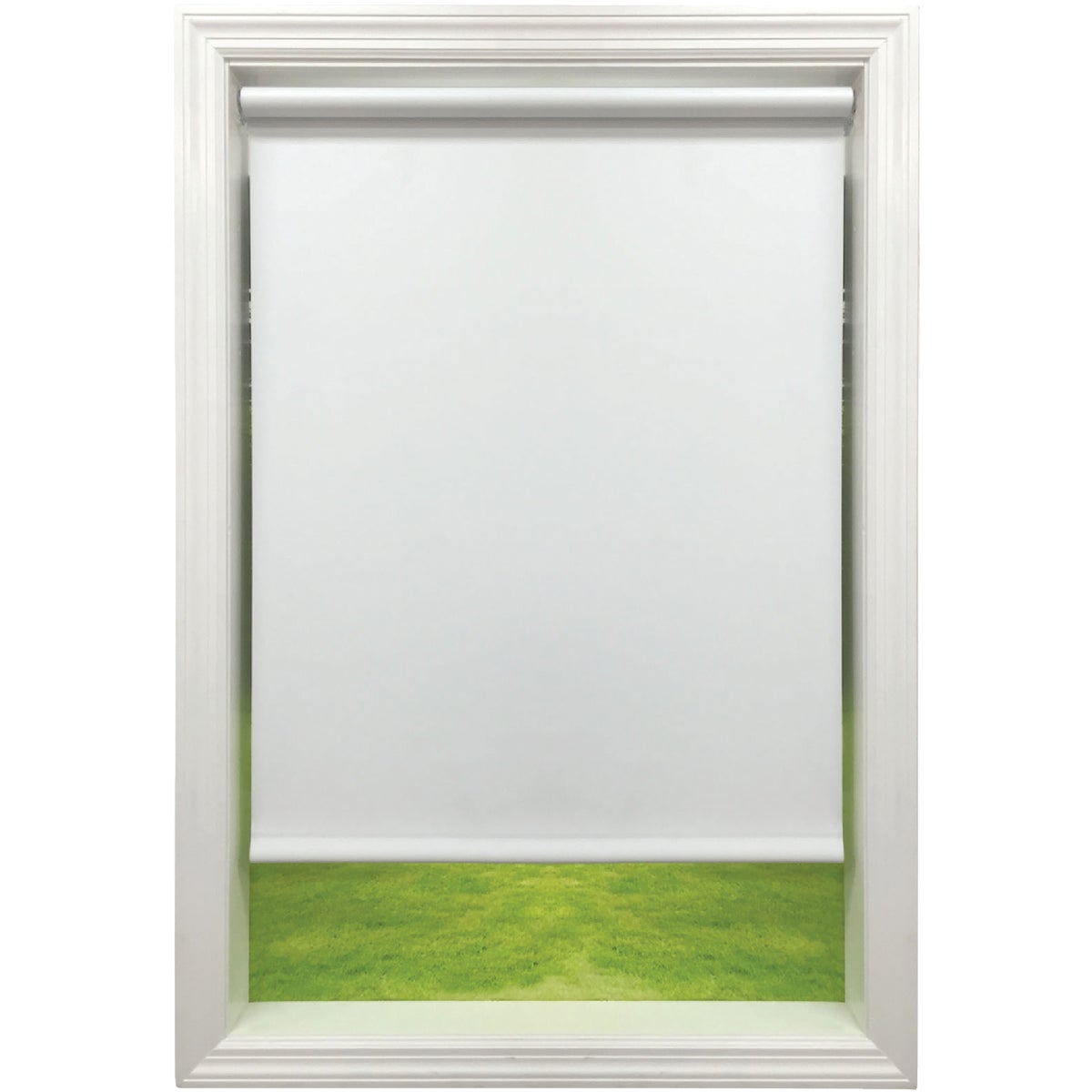 Friedland Shades Galaxy 55-1/4 In. x 78 In. White Medium Room Darkening Vinyl Roller Shade Image 2