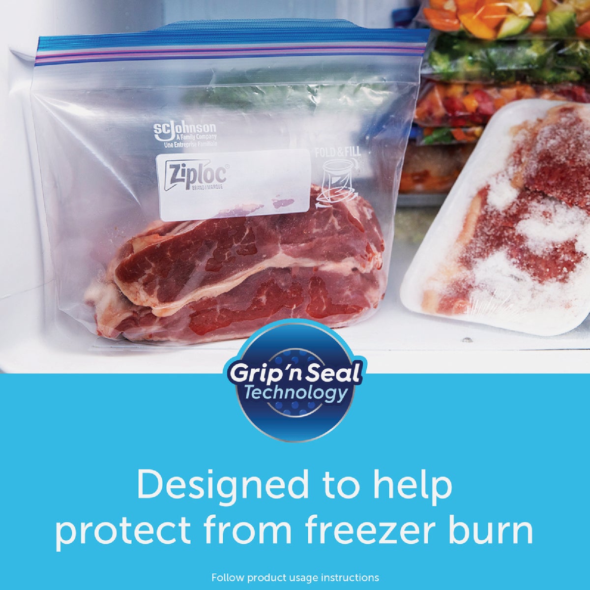 Ziploc Qt. Freezer Bag (38-Count) Image 4