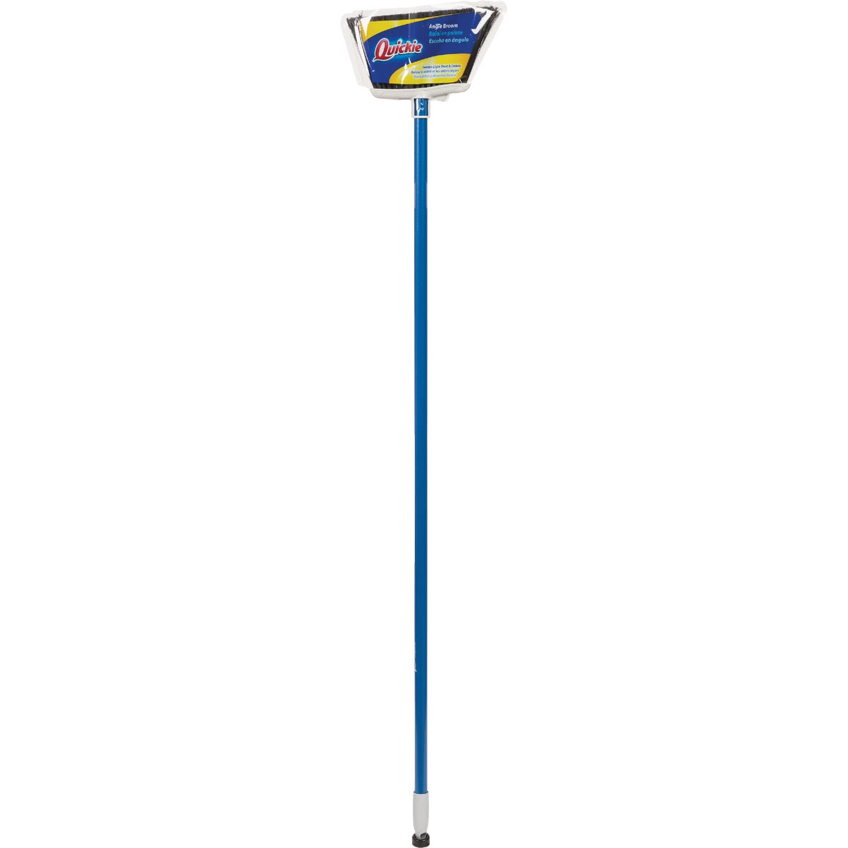 Quickie Advant-Edge Sweep-Keeper 8 In. W. x 44 In. L. Steel Handle Angle Cut Kitchen Broom Image 2