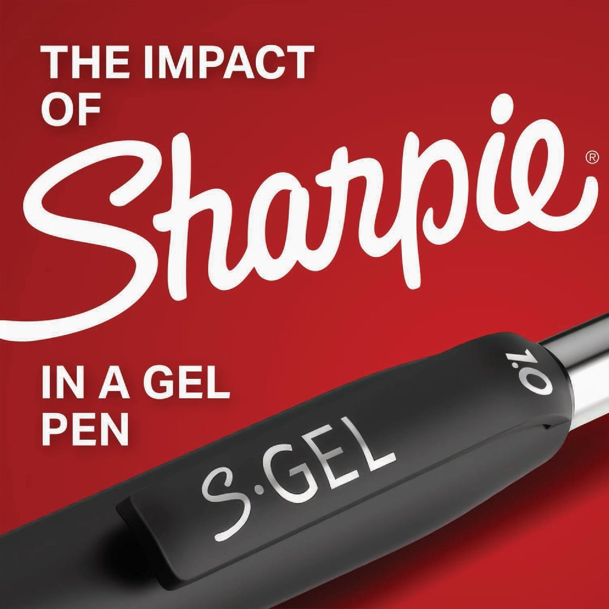 Sharpie S-Gel, Medium Point Blue Gel Pen (2-Pack) Image 2