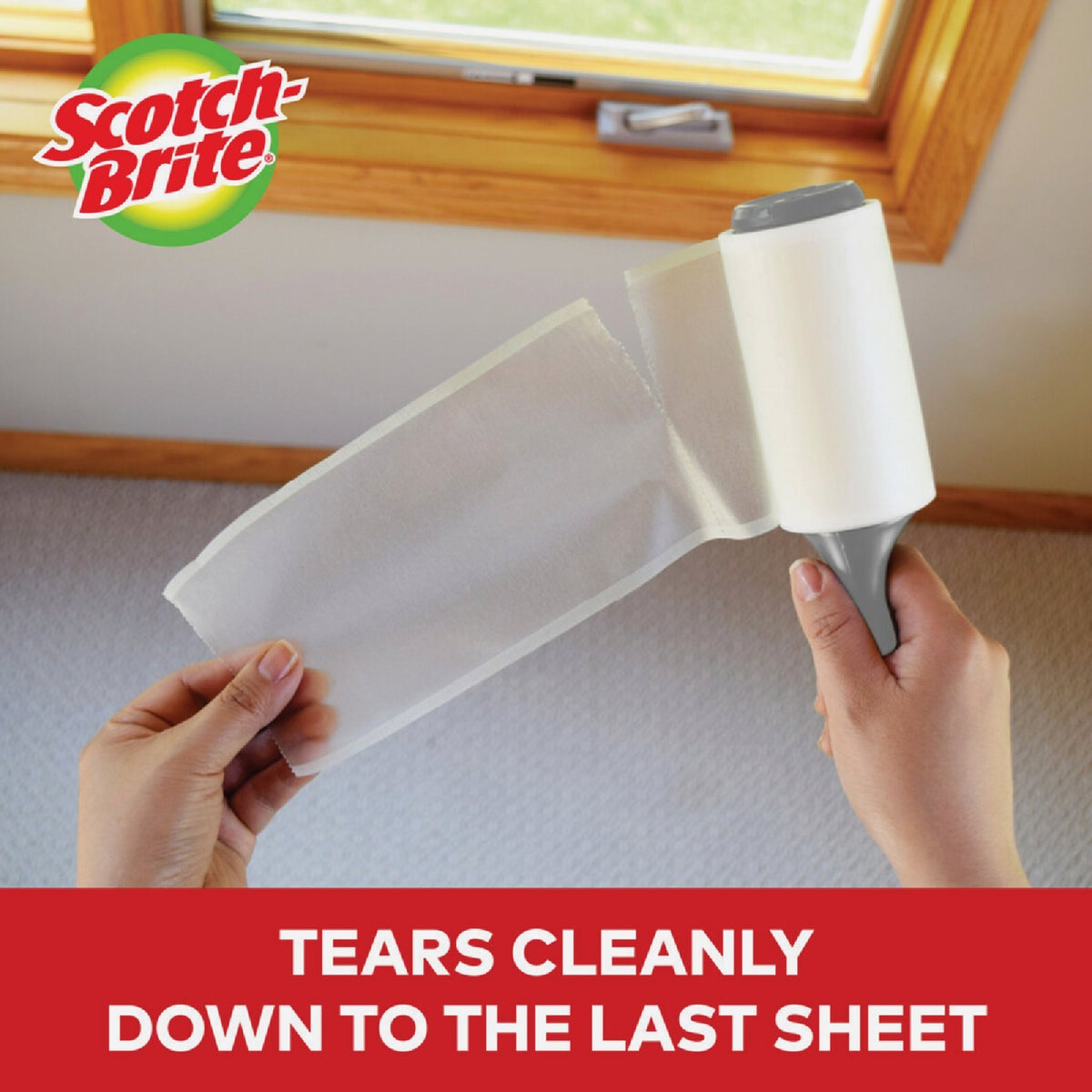 Scotch-Brite Everyday Clean 70-Sheet Lint Roller Image 6